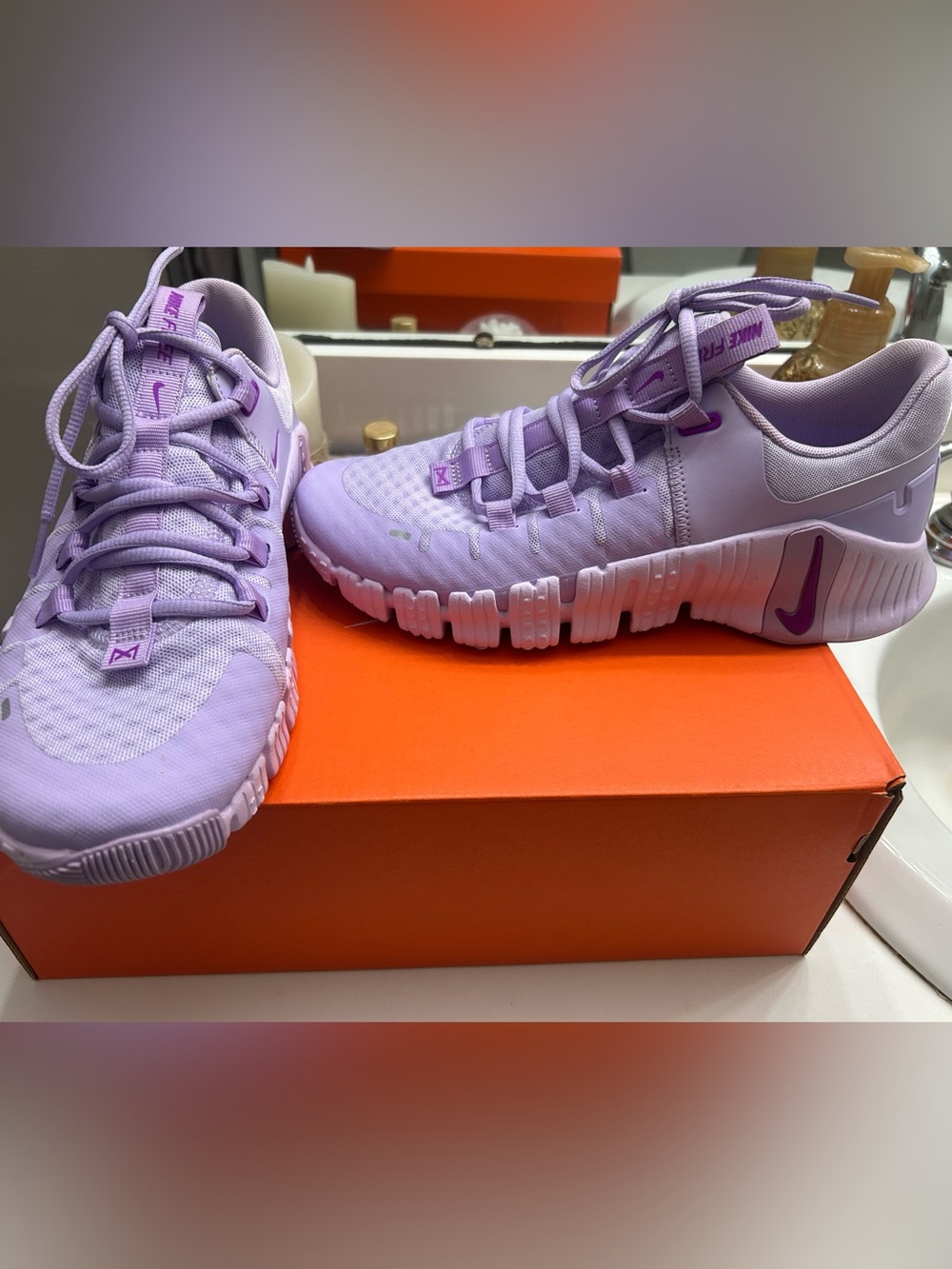 Nike Free Metcon Women's Lilac Purple Lightweight Training Sneakers